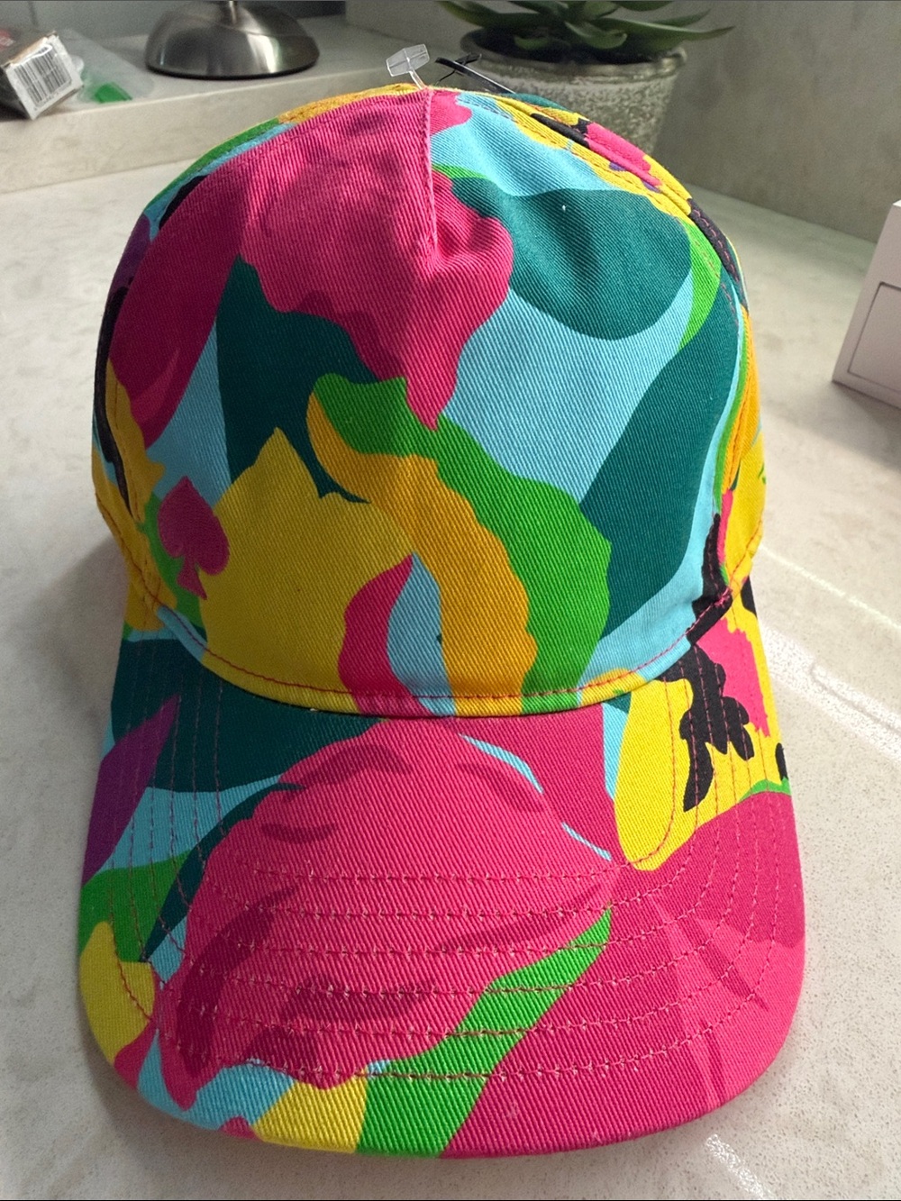 kate spade Bright Floral Multicolor Baseball Cap